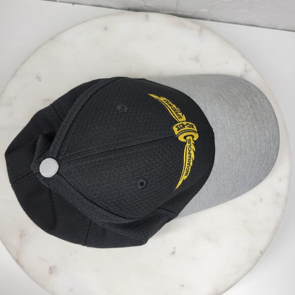 Indianapolis Motor Speedway Hat M/L Black Gray Two Tone Winged Wheel New Era - Picture 11 of 11